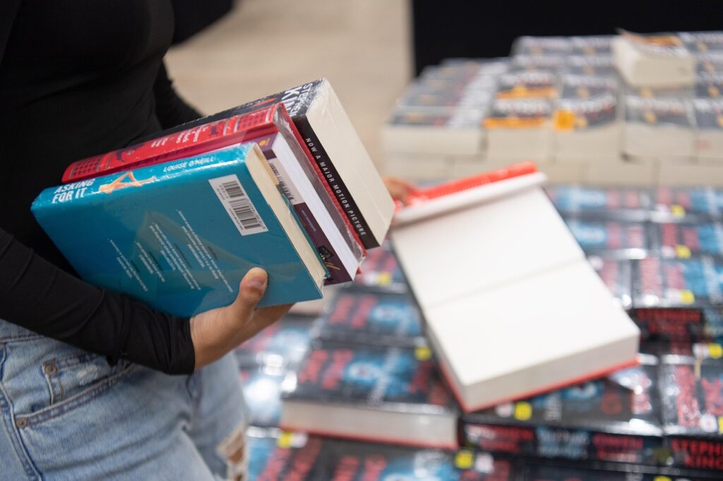 Bücher in Buchhandlung